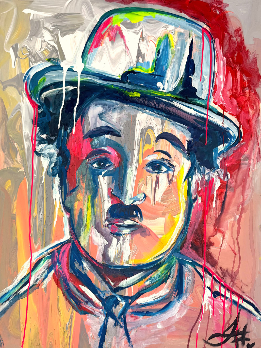 Charlie Chaplin, 40 x 30